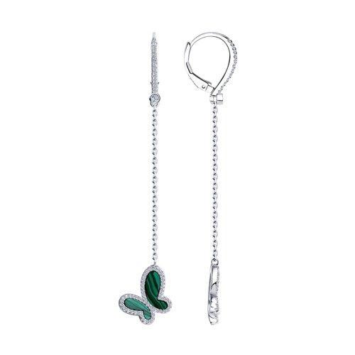 Серьги из серебра SOKOLOV 94024595
