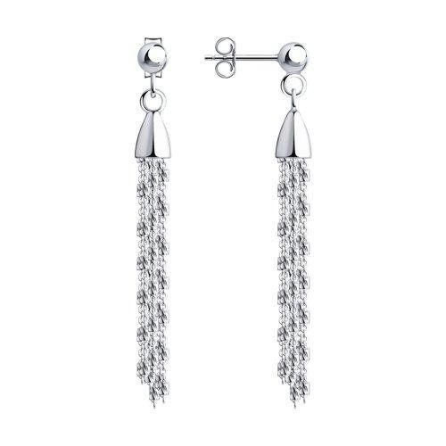 Серьги из серебра SOKOLOV 94024501