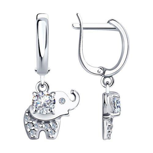 Серьги из серебра SOKOLOV 94023905