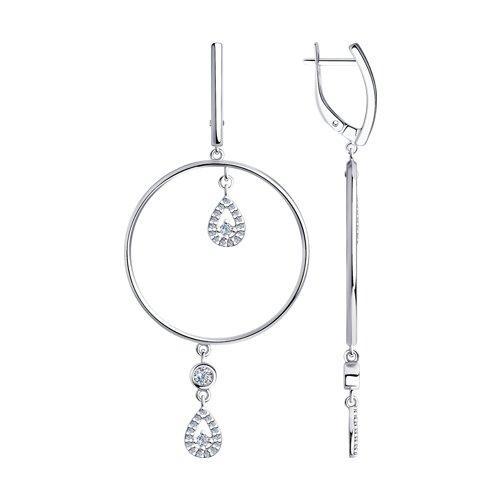 Серьги из серебра SOKOLOV 94023889