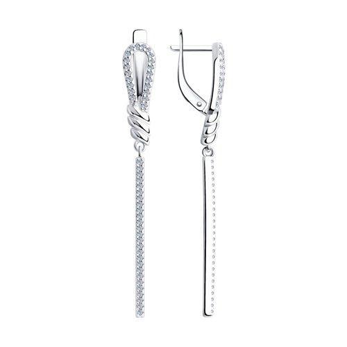 Серьги из серебра SOKOLOV 94023863