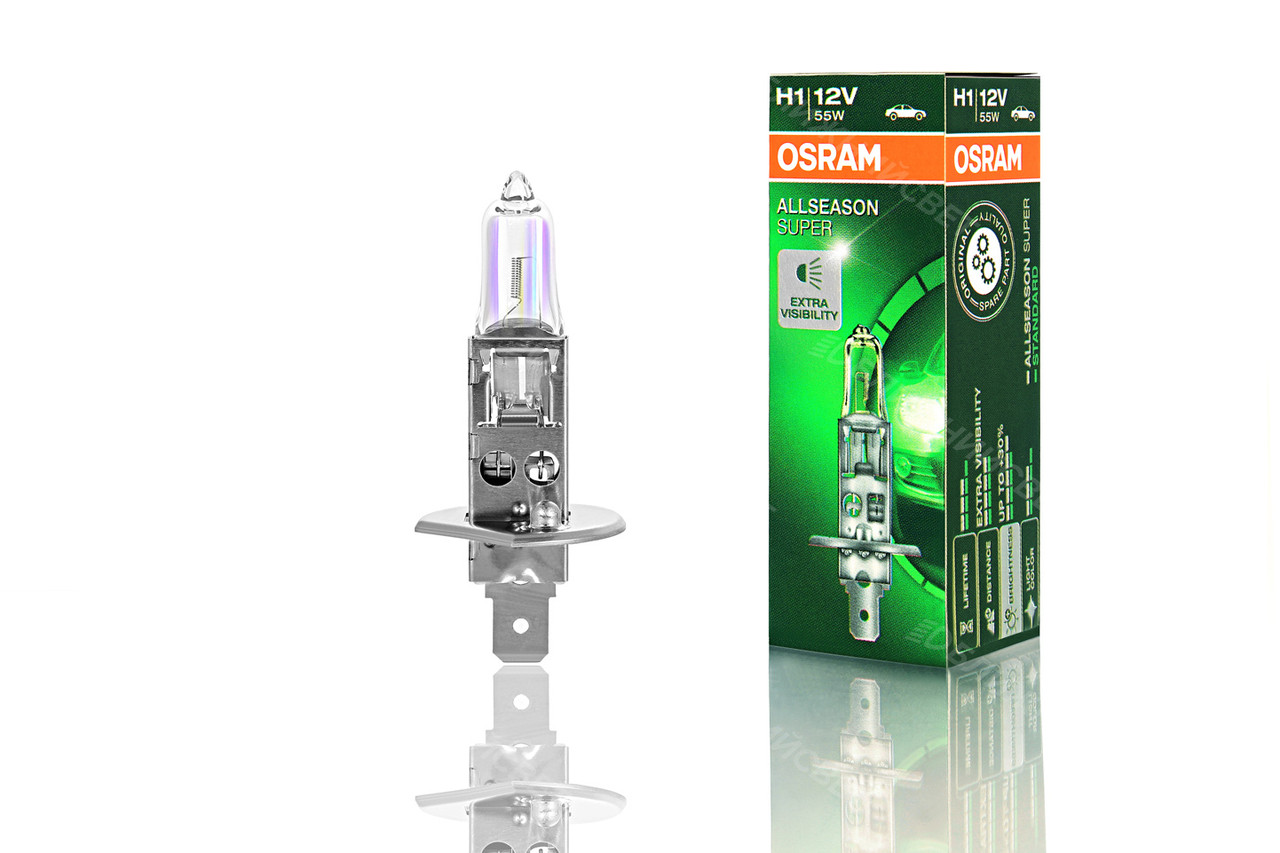Лампа Osram 64150ALS H1 55W 12V P14.5S - фото 1 - id-p83003247
