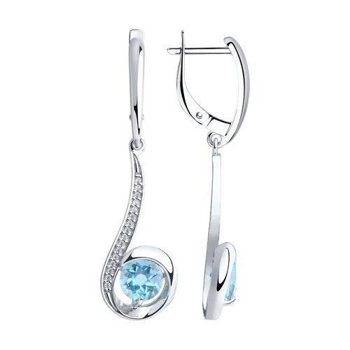 Серьги из серебра SOKOLOV 92022128