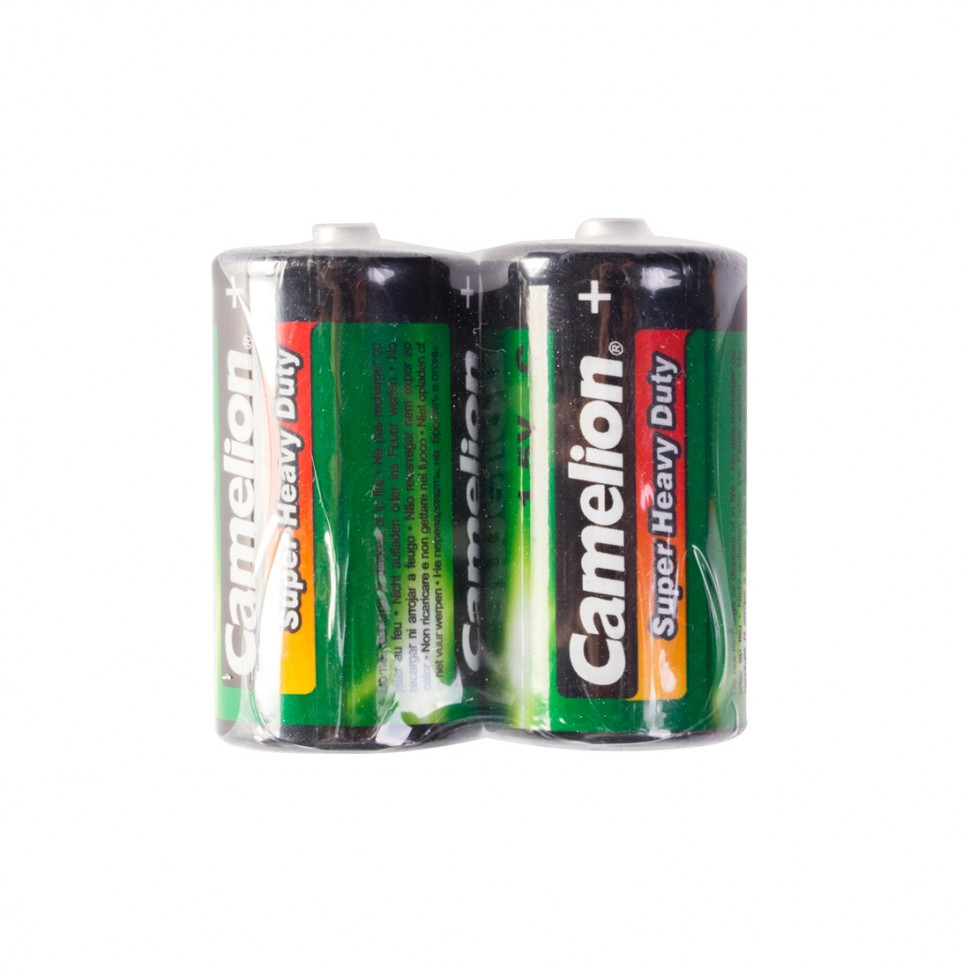 Батарейка CAMELION Super Heavy Duty R14P-SP2G 2 шт. в плёнке
