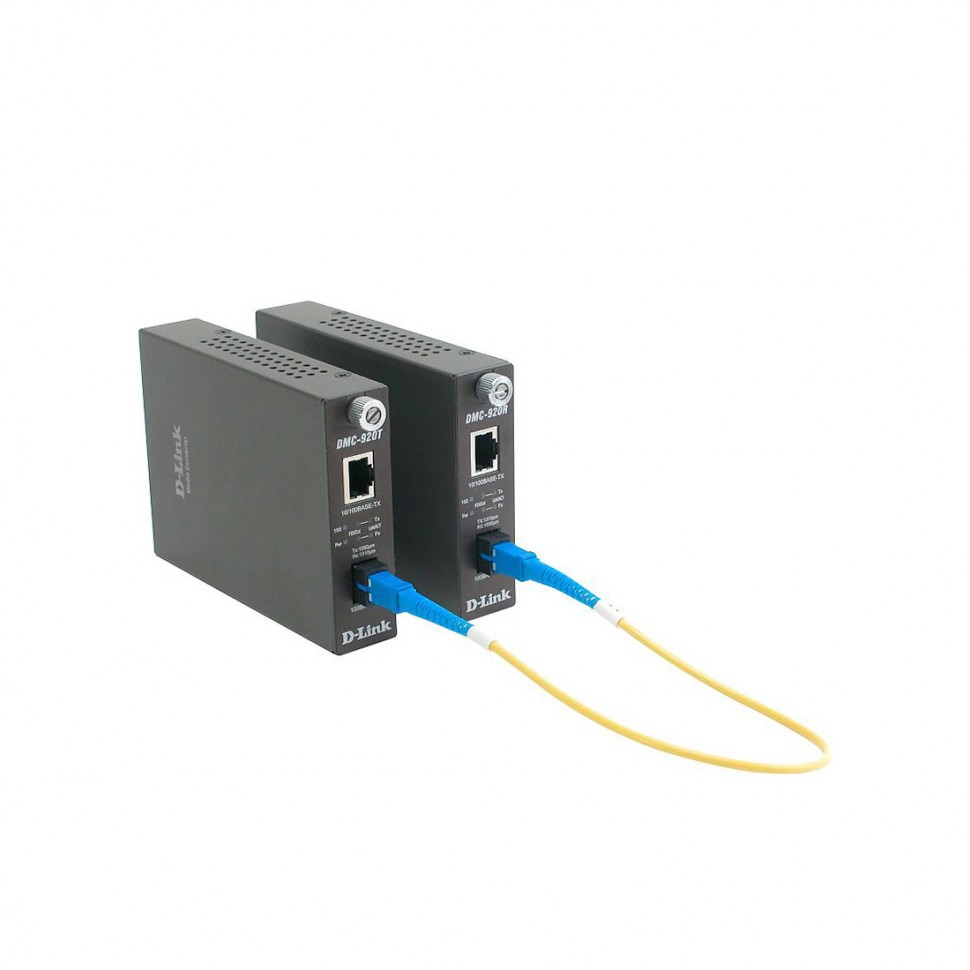 Медиаконвертер одномод D-Link DMC-920T/B10A 20 км WDM