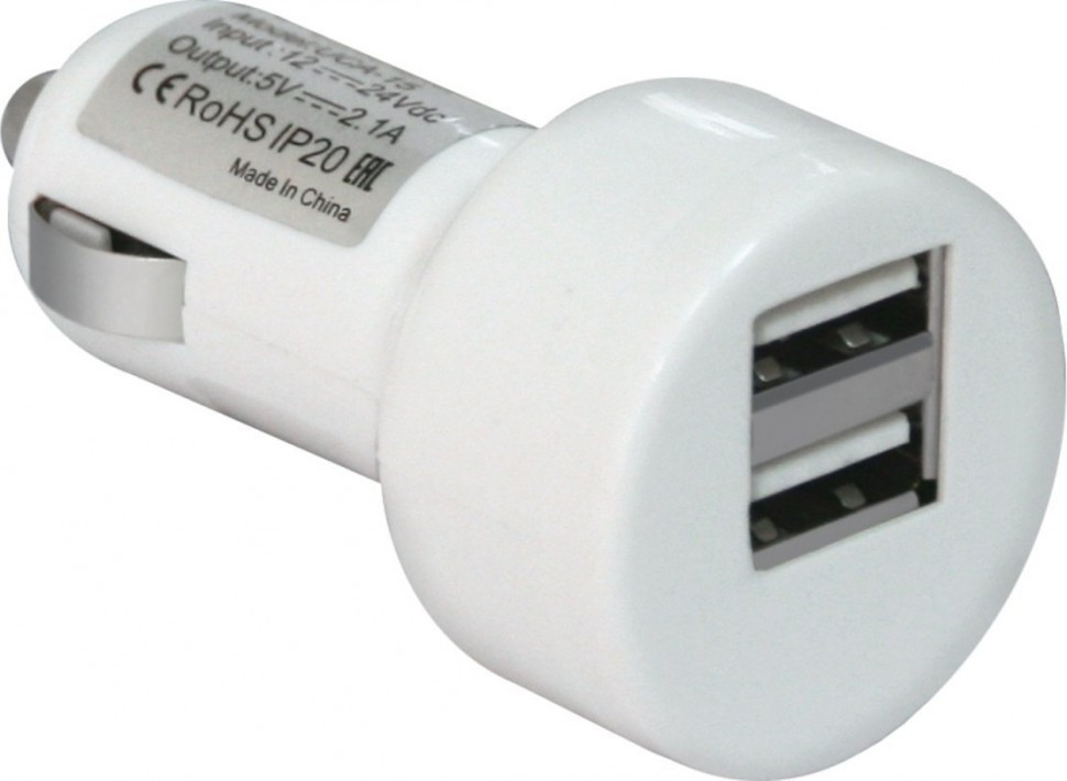 Адаптер питания Defender UCA-15 2 порта USB, 5V/2А блистер
