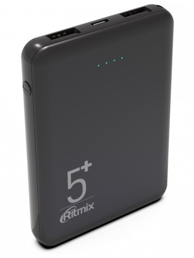 Зарядное устройство Power bank Ritmix RPB-5000 черный