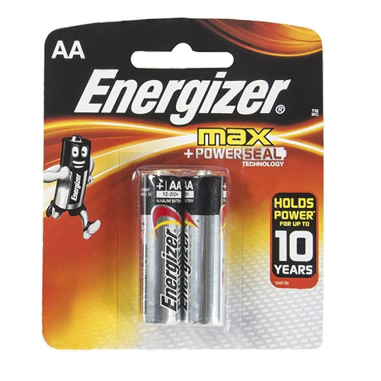 Элемент питания LR6 AA Energizer MAX Alkaline 2 штуки в блистере.
