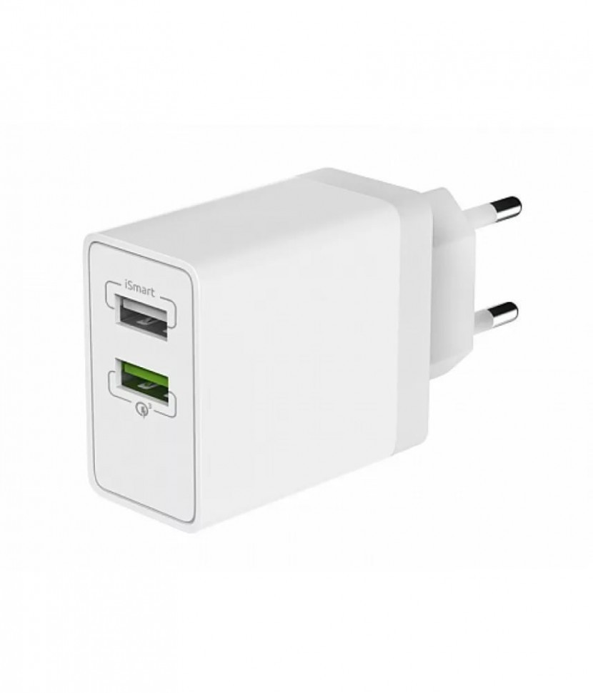 Сетевое зарядное устройство OLMIO 2USB, 3.4A, Smart IC