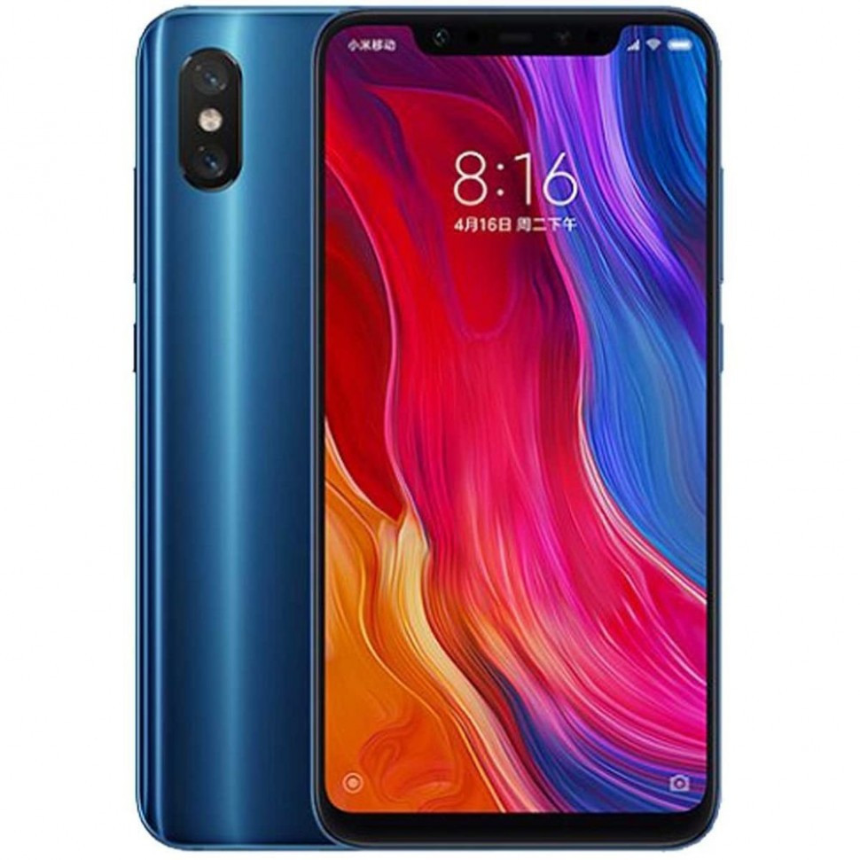Смартфон 6,21" Xiaomi Mi8 128GB синий
