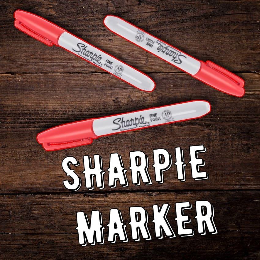 Sharpie marker/красный