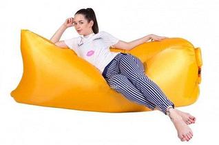 Надувной диван-лежак LAMZAC Hangout (Желтый)