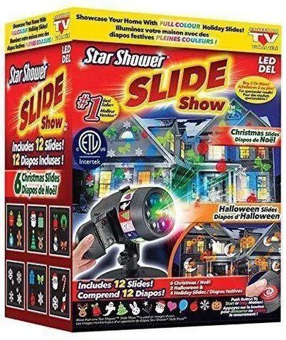 Проектор слайд-шоу лазерный Star Shower SLIDE SHOW {12 слайдов разной тематики} - фото 2 - id-p83065012
