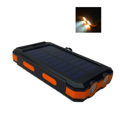 Внешний аккумулятор водонепроницаемый Powerbank Solar Charger на солнечных батареях 3 в 1 [20000 мАч; компас; - фото 3 - id-p83064305
