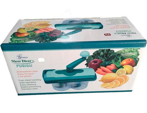 Измельчитель Genius Nicer Dicer TWIST + диск с рецептами - фото 5 - id-p83064664