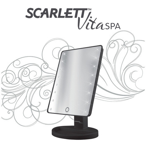 Зеркало косметическое с подсветкой Scarlett Vita Spa SC-MM308L05 (Белый) - фото 1 - id-p83065091