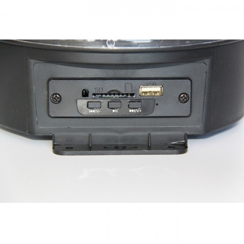 Диско-шар с МР3-плеером LED CRYSTAL MAGIC BALL LIGHT ver.2 {USB, microSD, пульт ДУ} - фото 4 - id-p83065154