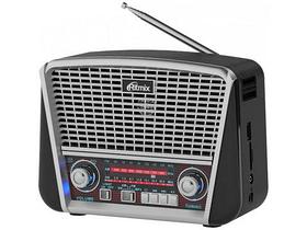 Радиоприемник в стиле ретро с фонариком Ritmix RPR-050 {FM, USB, microSD, AUX, MP3, WMA} (Серый)