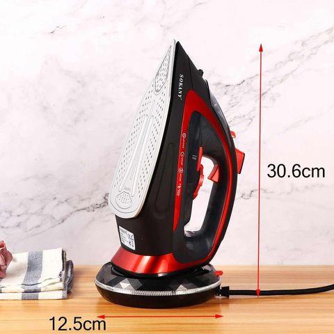 Утюг паровой беспроводной с керамической подошвой Sokany Steam Iron 2400W - фото 2 - id-p83065585