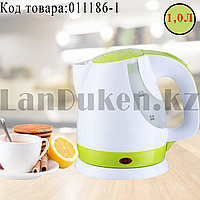 Электрический чайник с функцией авто отключения SDH-203 зеленого цвета