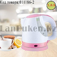 Электрический чайник с функцией авто отключения SDH-203 розового цвета