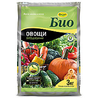 Удобрение органоминеральное в гранулах БИО для овощей 3 кг