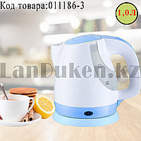 Электрический чайник с функцией авто отключения SDH-203 синего цвета