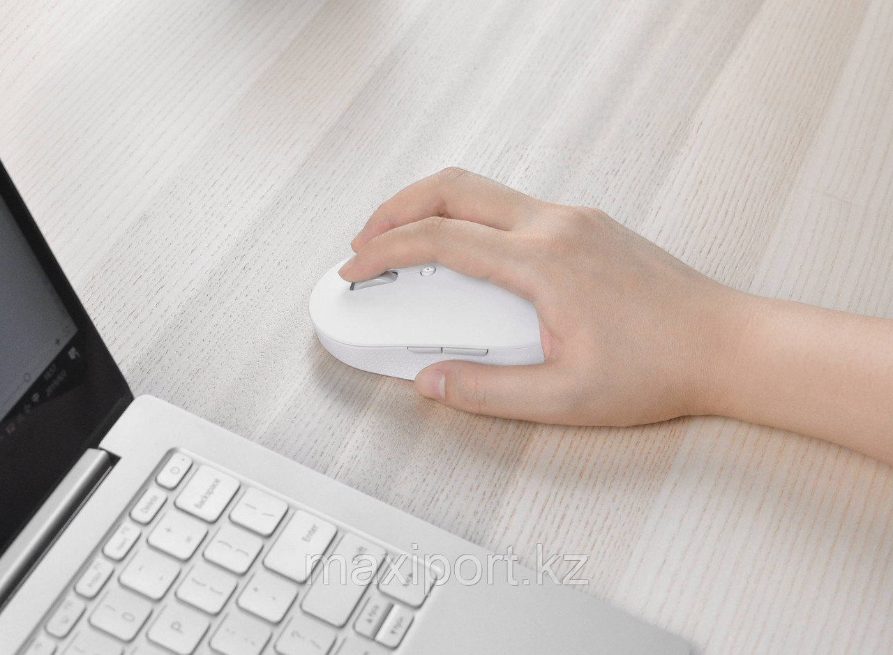 Портативная мышь Bluetooth Dual Mode Wireless Mouse Silent Edition Совместимая с Macbook - фото 1 - id-p83072925