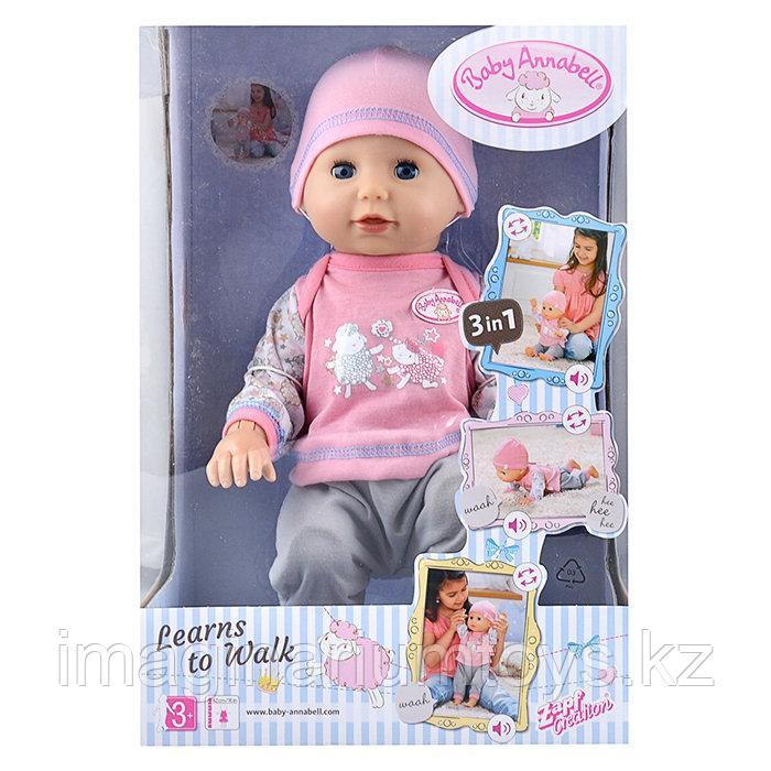 Baby Annabell Бэби Аннабель Кукла интерактивная Учимся ходить, 43 см - фото 4 - id-p83076231