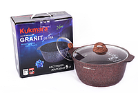 Кастрюля - жаровня 5л, красная «Granit Ultra» (Кукмара, Россия) жга51а Кастрюля - жаровня 5л, красная «Granit Ultra» (Кукмара, Россия)