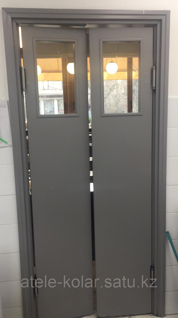 Дверь двупольная с маятниковыми полотнами - фото 1 - id-p82254498