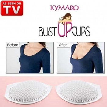 Вкладыши силиконовые для бюста Bust-Up Cups, подходят для любого белья и купальников (A-B)