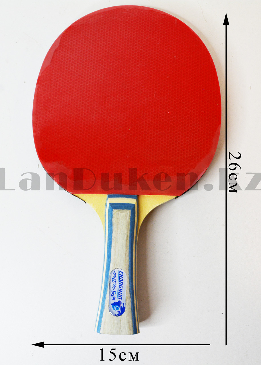 Набор для настольного тенниса 2 ракетки 3 шарика и чехол Changyun - фото 2 - id-p83112410
