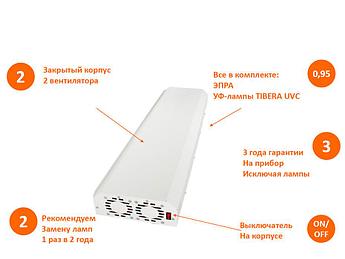 Рециркулятор бактерицидный настенный ECO CLASS RECIRC UVC 2X30W WT F K (бакт.лампы в комплекте) LEDVANCE