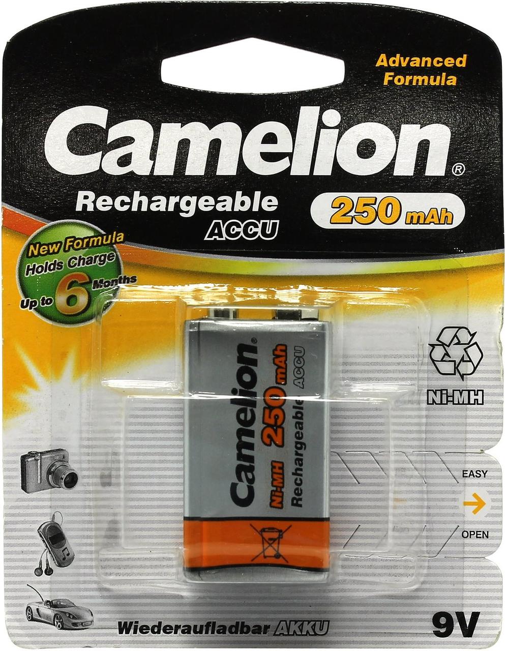 Аккум. батарейка Camelion NH-9V250BP1-Крона