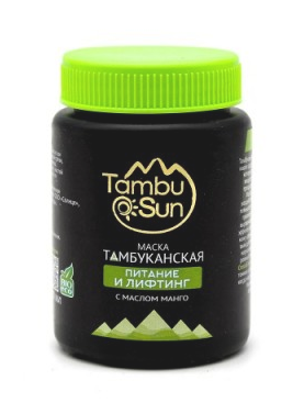 Маска грязевая "TambuSun" с Тамбуканской грязью "Питание и лифтинг", 100 мл.