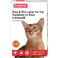 FLC Cat (Diaz Cat) – Ошейник от блох и клещей для кошек оранжевый., 35 см