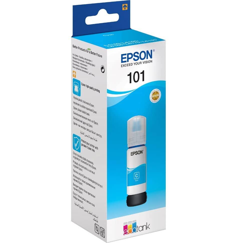 Чернила Epson 101 Cyan для L4150/L4160 C13T03V24A