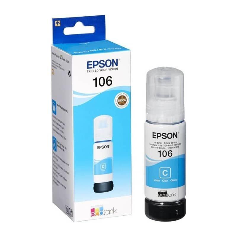 Чернила Epson 106 Cyan для L7160/L7180 C13T00R240