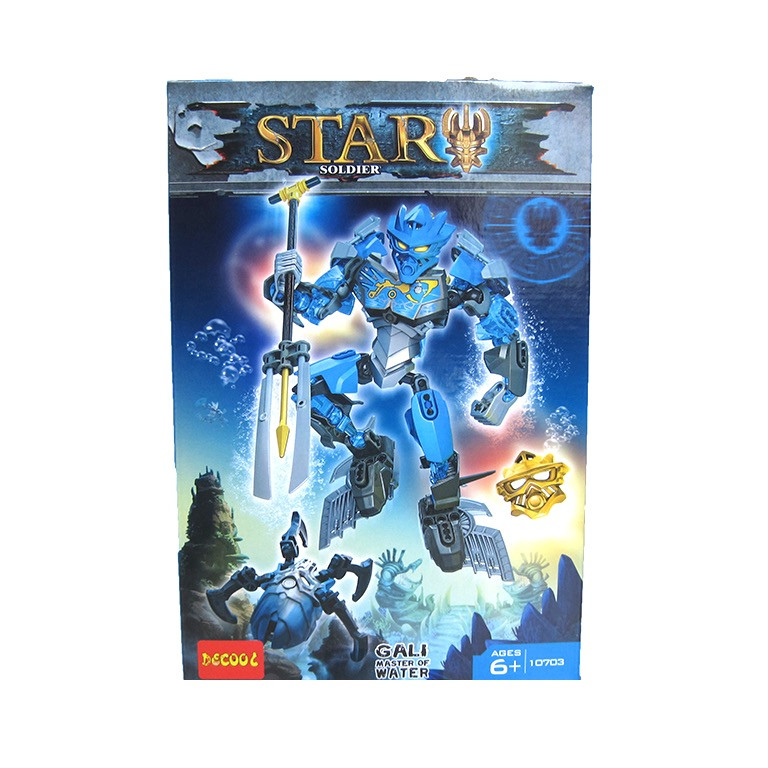 Decool Star Soldier 10703 Конструктор "Фигурка Гали – Повелительница Воды" (Аналог LEGO Биониклы)