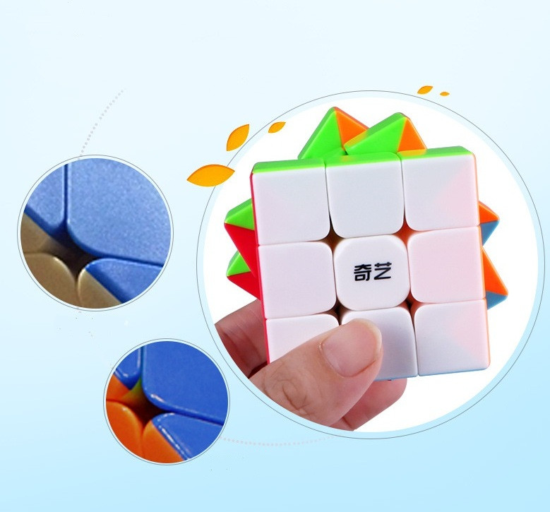 Профессиональный Кубик Рубика 3 на 3 Qiyi Cube в цветном пластике. Оригинал. Рассрочка. Kaspi RED - фото 7 - id-p83157890
