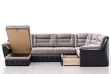 Диван угловой раскладной Марсель 3, Jazz307/Ecotex213, АСМ Элегант (Россия), фото 3