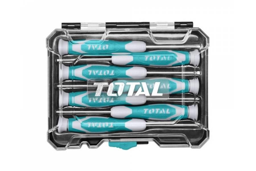 Набор отверток для точных работ 7шт. TOTAL арт.THT250726