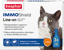 Immo Shield line-on cat – капли для кошек против паразитов