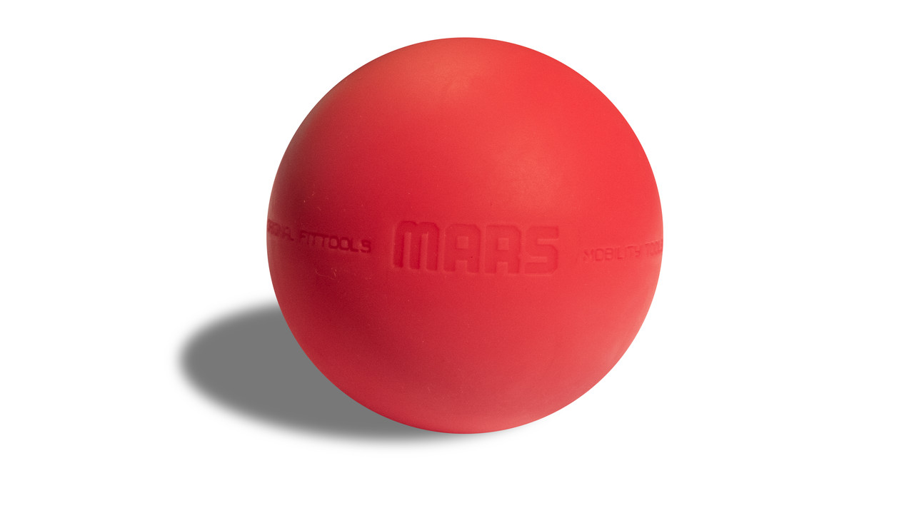 Мяч для МФР 9 см одинарный красный FT-MARS-RED - фото 3 - id-p83165279