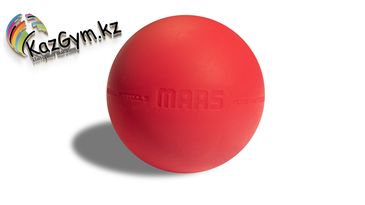 Мяч для МФР 9 см одинарный красный FT-MARS-RED - фото 1 - id-p83165279