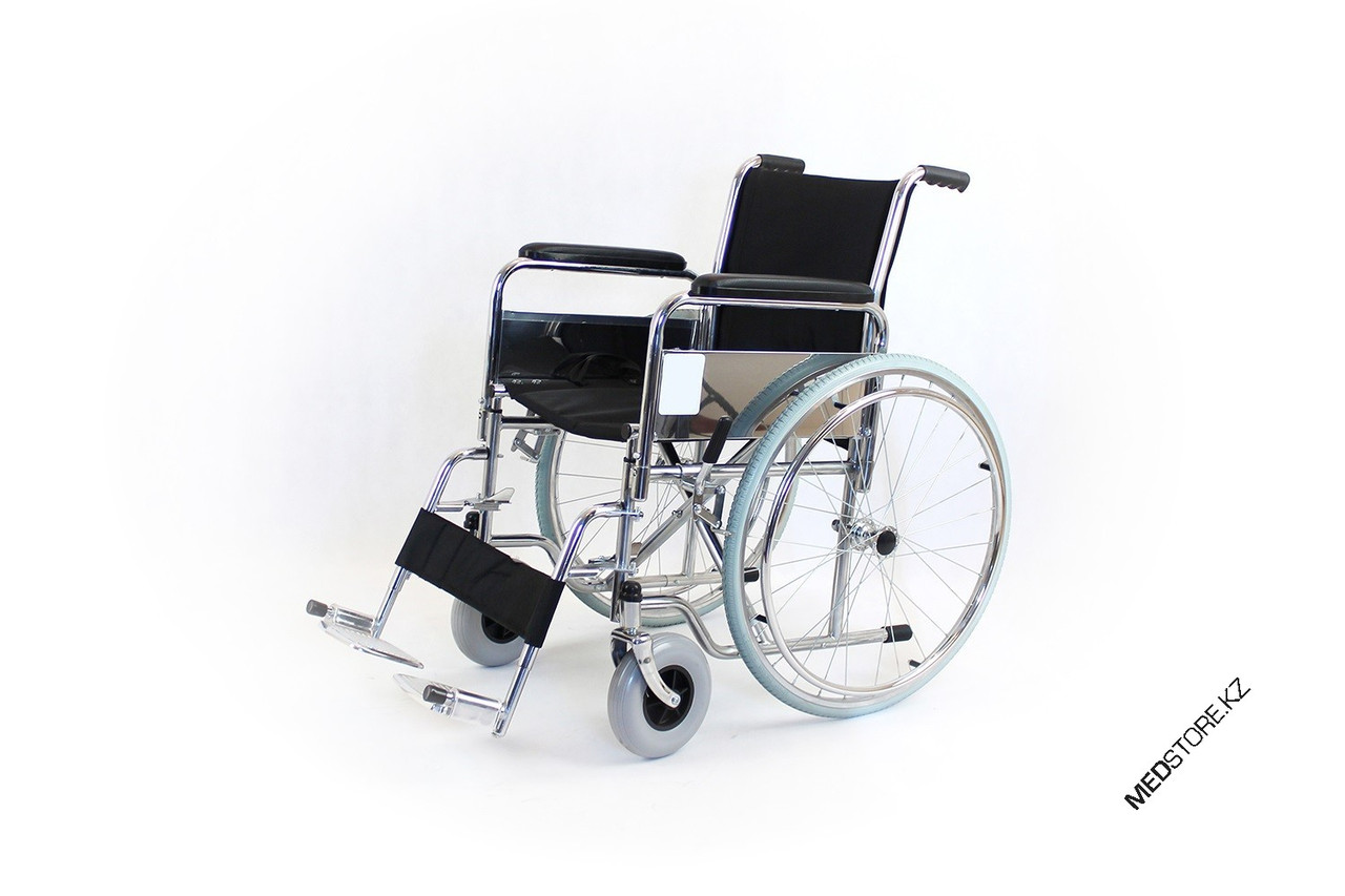 Коляска для инвалидов модель FS901-46 (4601) полиуретановые колеса ширина сидения 46см - фото 1 - id-p83165873