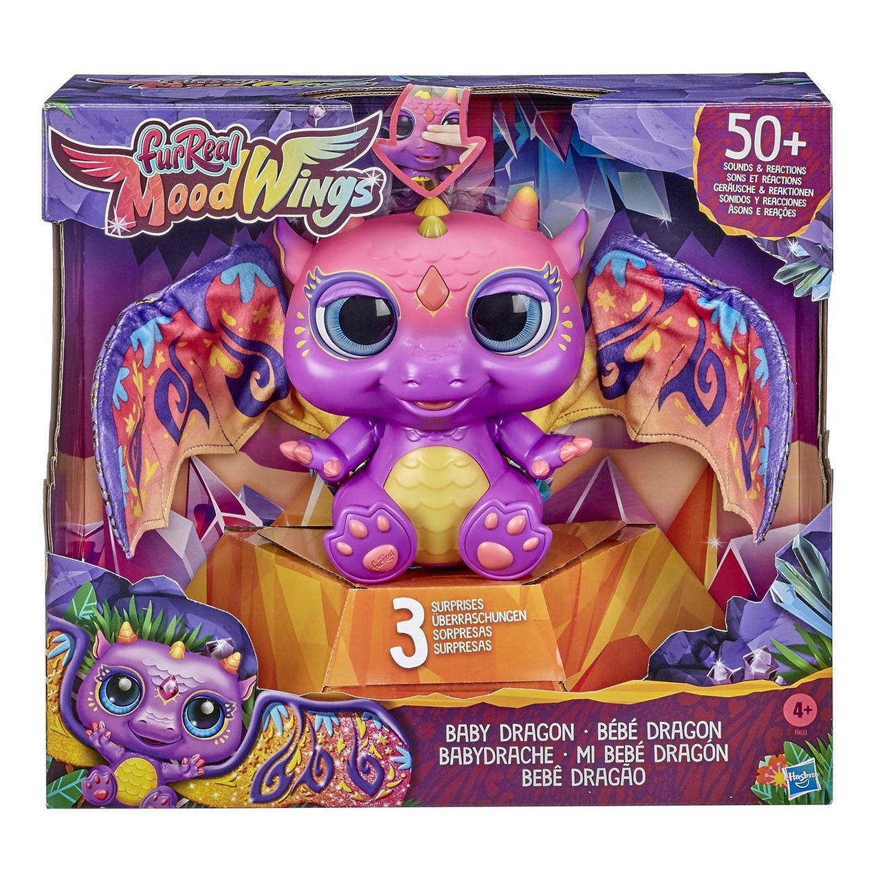 Hasbro FurReal Friends Интерактивная игрушка Малыш Дракон Мудвинг