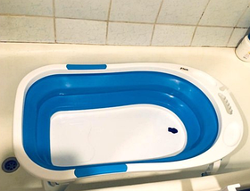 Детская ванна складная 85 см PITUSO голубой