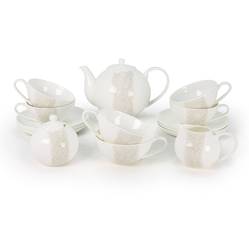 Фарфоровый чайный сервиз 6 персон София (Акку, Казахстан), фото 1